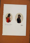 Original Old Antique Print The Connoisseur Officers 60Th Regiment C1902