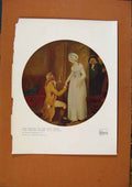 Original Old Antique Print The Connoisseur Lord Morelove & Lady Betty Modish