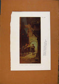 Original Old Vintage Print C1880-1924 Madeburgo Proprieta Privata Victorian