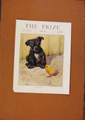 Original Old Vintage Print C1880-1924 The Prize April 1911 Color 19th