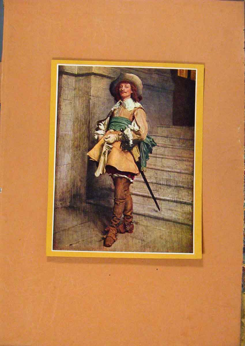 Original Old Vintage Print C1880-1924 By Misonier Young Gentalman 19th