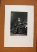 Original Old Antique Print Salon 1888 Bonnat Portrait De Cardinal Lavigerie 19th