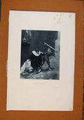Original Old Antique Print Salon 1888 A Vollon All For Columbine Fine Art 19th