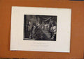 Original Old Antique Print 1880 Paul Before Felix Fine Art Religious Victorian