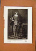 Old Antique Print Connoisseur 1902-1909 Portrait Edward Bruce Lord Kinlos 20th
