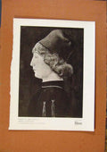 Original Old Antique Print Connoisseur 1902-1909 Portrait Borso Seste Fine Art