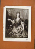 Original Old Antique Print Connoisseur 1902-1909 Marie Marguerite Lambert Art
