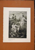 Original Old Antique Print Connoisseur 1902-1909 Venus Demanding Arms By Boucher