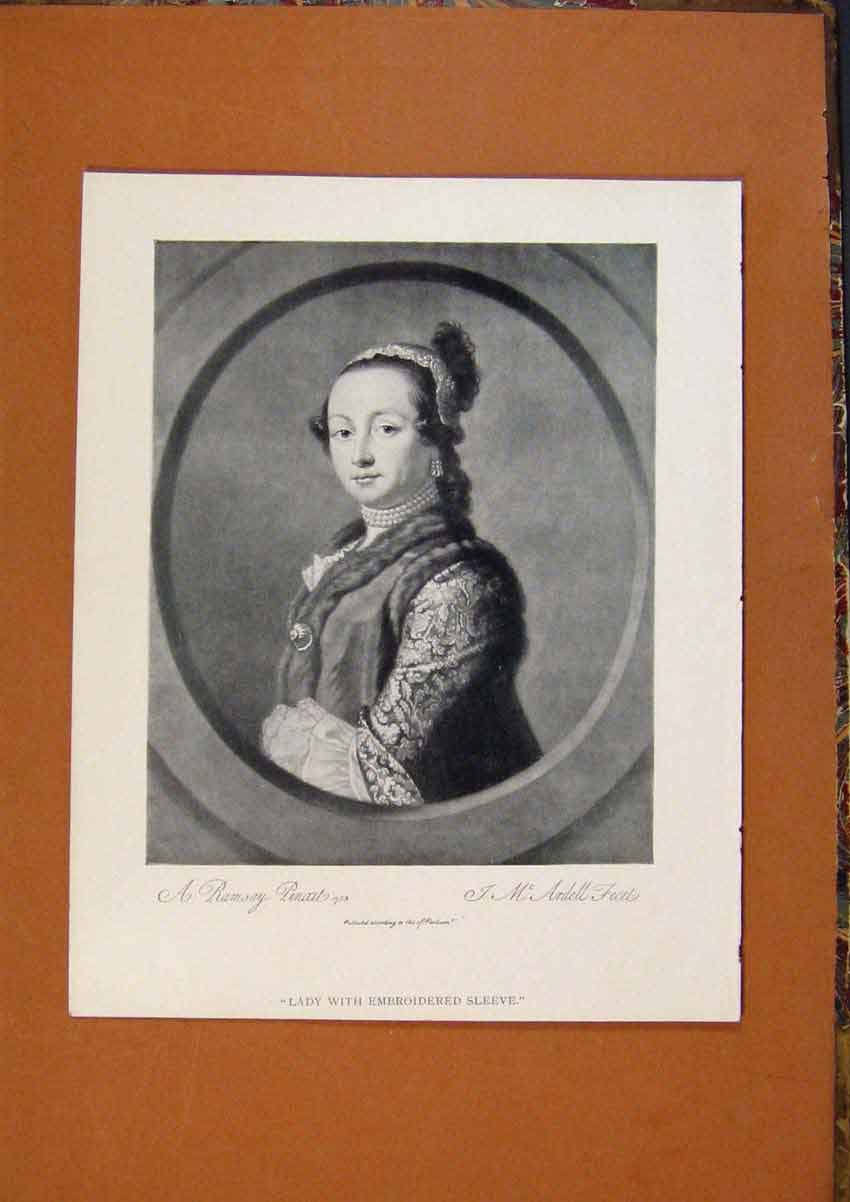 Original Old Antique Print Connoisseur 1902-1909 Ramsay Pinsut Ardell Fecit Art