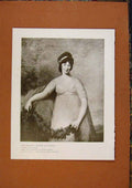 Original Old Antique Print Connoisseur 1902-1909 Mary Isabella Duchess Rutland