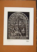 Original Old Antique Print Connoisseur 1902-1909 The Depostion By G Robbia Art