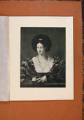 Original Old Antique Print Connoisseur 1902-1909 Portrait A Lady Cavazzuola 20th