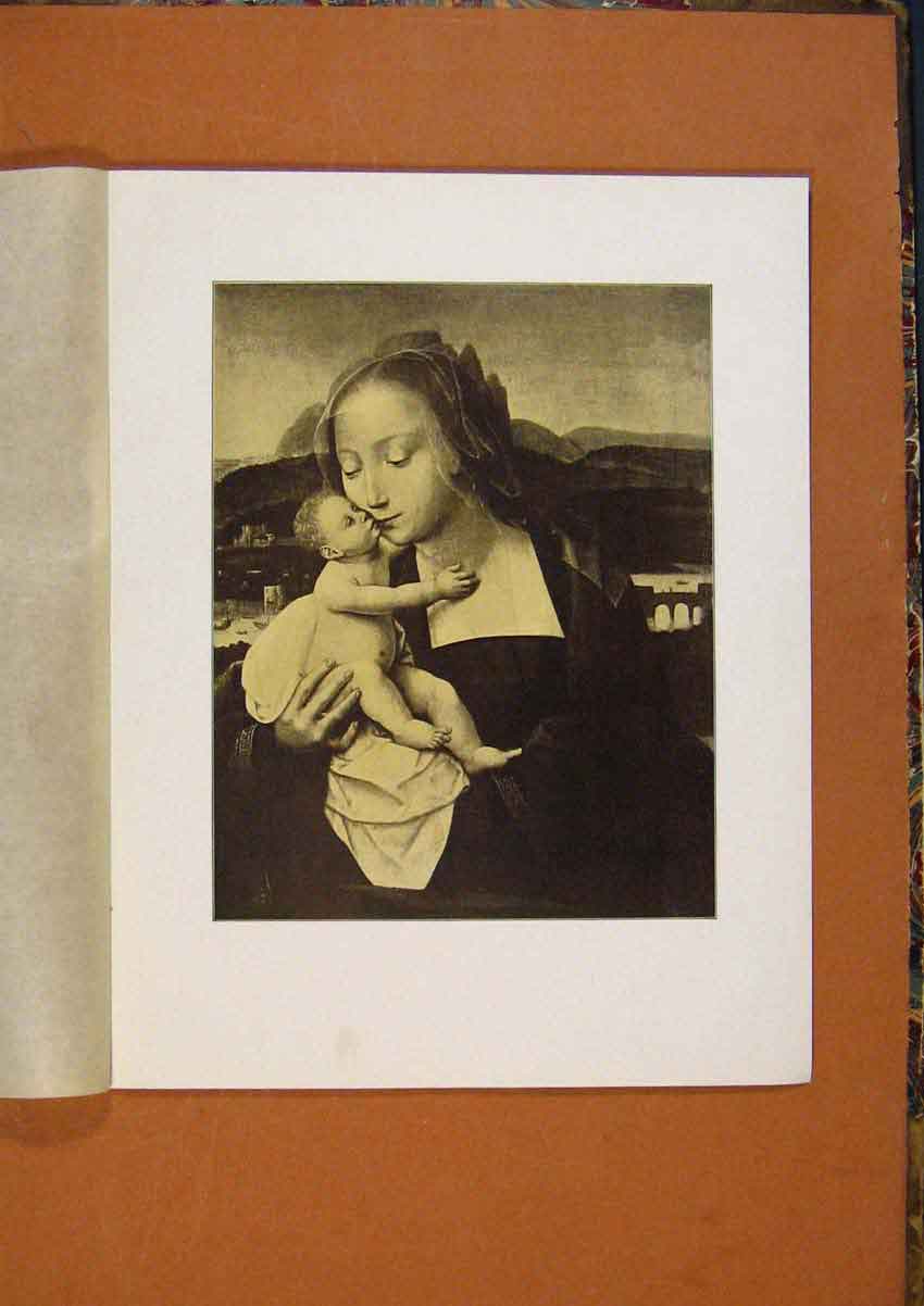 Old Antique Print Connoisseur 1902-1909 Virgin And Child By Q Matsys Art 20th