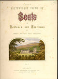 Original Old Antique Print Balmoral Castle Ballater Aberdeenshire Scotland 1880