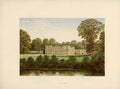 Original Old Antique Print Ugbrooke Chudleigh Devon Home Clifford