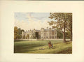 Original Old Antique Print Brantingham Thorpe Brough Yorks Home Sykes 1880 19th