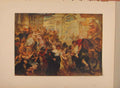 Original Old Antique Print English Art The Abduction Sabine Women By P Rubens