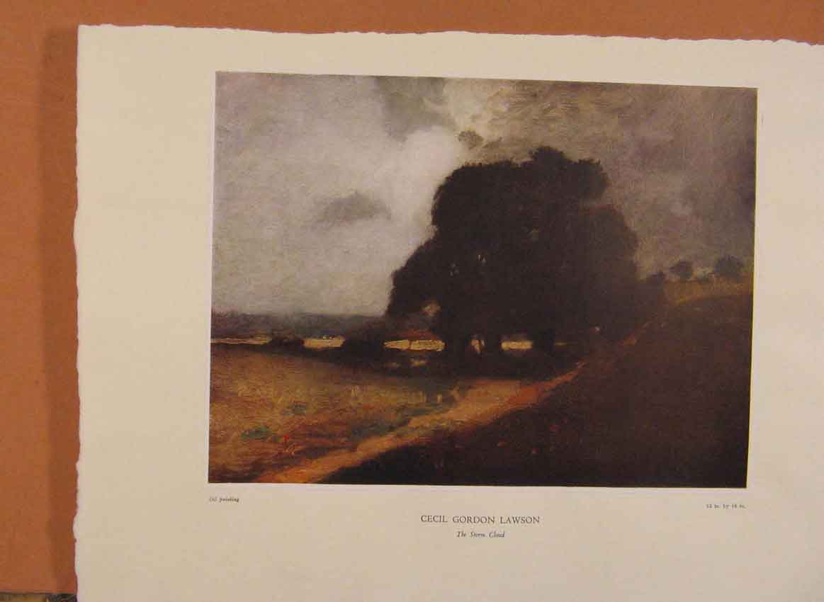Original Old Antique Print NettlefCatalogue Cecil Gordon Lawson Storm Cloud