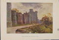 Original Old Antique Print Painting By Haslehust Northterrace Winchester Tower