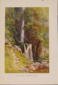 Original Old Antique Print Painting By Haslehust Scale Force Crummock Water