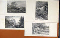 Original Old Antique Print Laureate'S Country Sommersby Glen Hill Aldworth
