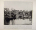 Original Old Antique Print Beautiful Britain Guys Cliff Early Photograph 19th