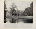Original Old Antique Print Beautiful Britain Wilton House Early Photograph Prnt