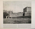 Original Old Antique Print Beautiful Britain Carlisle Castle Early Photograph