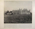 Original Old Antique Print Beautiful Britain Burghley House Early Photograph