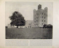 Original Old Antique Print Beautiful Britain Hughenden Manor Early Photograph