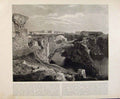 Original Old Antique Print Beautiful Britain The Tower Penrhyn Early Photograph