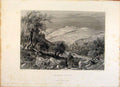 Original Old Antique Print The Holy Bible The Ascent Olivet Steel Engraving