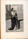 Original Old Antique Print The Holy Bible Adoration Steel Engraving
