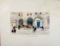 Original Old Antique Print Architectural Etchings Museo Sta Maria Degli Fiore