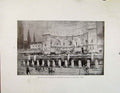 Original Old Antique Print Architectural Etchings Stadium Somitian Rome