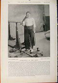 Original Old Antique Print Navy & Army Duke York De Ruyter Captain Clark Gayton
