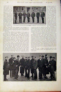 Original Old Antique Print Navy & Army Recruiting For The Army Photos