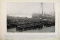 Original Old Antique Print Navy & Army Commander In Chiefs Inspection Portsmouth