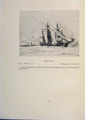 Original Old Antique Print American Ships The Prize Boats Away Limited Edition