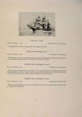 Original Old Antique Print American Ships Head Seas Limited Edition Etching