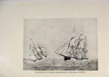 Original Old Antique Print American Ships Western Ocean Packets Dreadnought