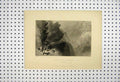 Old Antique Print 1837 Passage Cardinells Mount Splugen Bartlett Willmore 19th