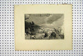 Original Old Antique Print 1873 Gallery Trou Perdu Tuses Bartlett Smith 19th