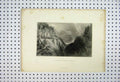 Original Old Antique Print Cesanne Mount Genevre 1873 Mountain Scene Bartlett