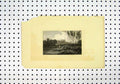 Original Old Antique Print C1836 View Castle River Boat Country Scene 19th