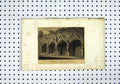 Original Old Antique Print C1836 View Cloisters Peterborough Cathedral 19th