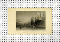 Original Old Antique Print C1836 View Rocks River Meuse Boats Bartlett Payne