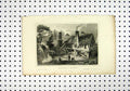 Original Old Antique Print C1836 Iron Forge Rouillon Fufsell Shury 19th Century