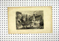 Original Old Antique Print Iron Forge Rouillon C1836 Fufsell Shury 19th Century