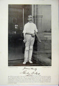 Old Antique Print 1895 Cricket Sport Sussex Team Stanley Scott Photograph 19th